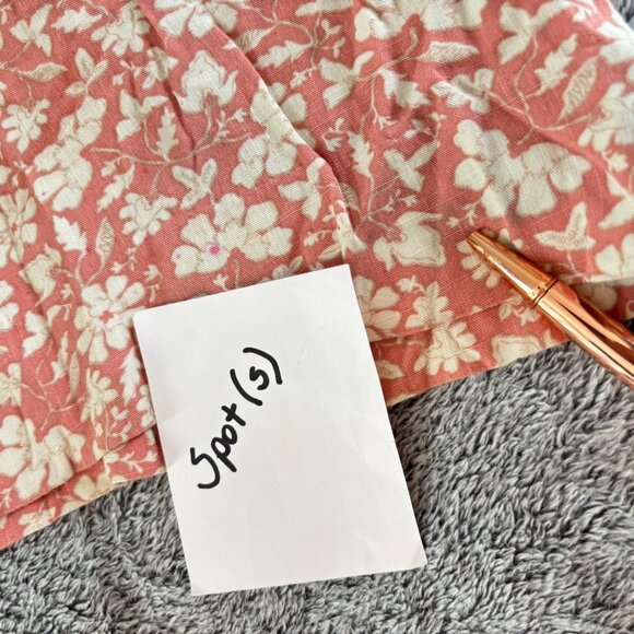 Faherty Renata Jumpsuit Medium Floral Fairy Coquette Festival Boho Western 19143 - Picture 3 of 13